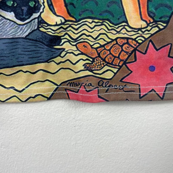 Cats T-Shirt Size L Maria Alpert print. - Picture 4 of 8